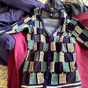 Doctor Who cardigan. Plus size.